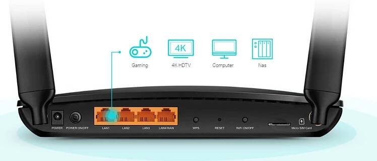 Router TP-Link Archer MR600 4G LTE (Archer MR600) černý - zánovní -… | DATART