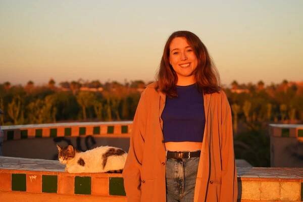 The sunset with Lucia