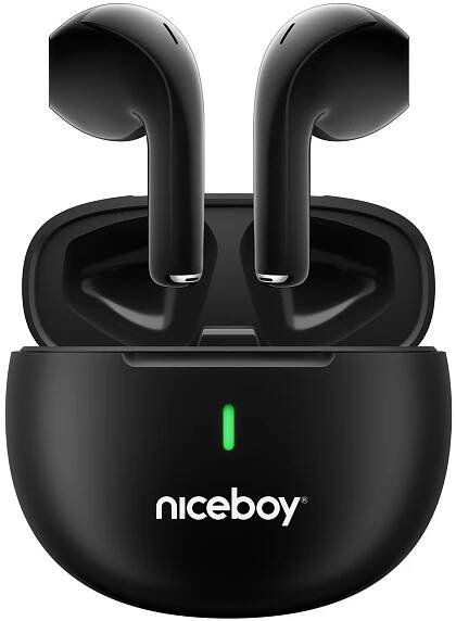 Sluchátka Niceboy HIVE Beans POP Black