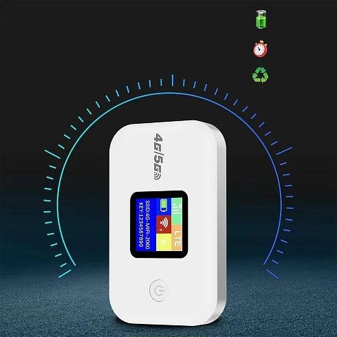 Mobilní přenosný 4G LTE router na SIM kartu Rebel WIFI 3000 mAh 150Mbps Kód výrobce 4894152435669