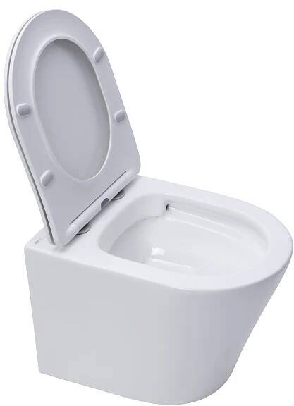Wc závěsné SAT Infinitio včetně prkénka softclose, zadní odpad SATINF010RREXP