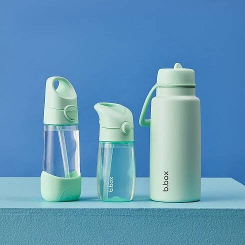 Lahev na pití s brčkem 450 ml - spearmint