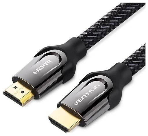 Vention Nylon Braided HDMI 1.4 Cable 15M Black Metal Type