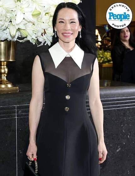Lucy Liu attends SNL50: The Anniversary Special on February 16, 2025 in New York City. 