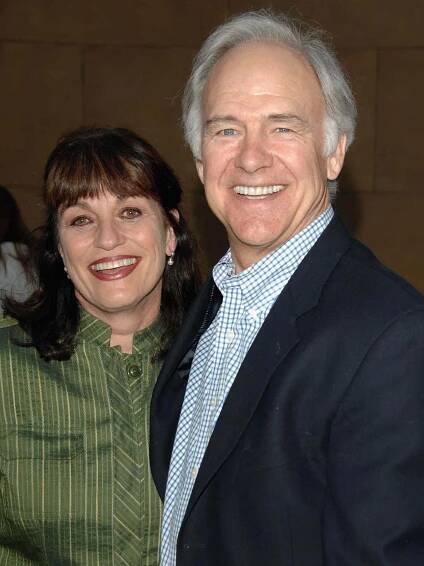 Gwynne Gilford and Robert Pine attend Hollywood Stars salute Glenn Ford's 90th birthday