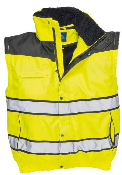 Bunda Hi-Vis Bomber Clasic C466 reflexní žlutá - Reflexní bundy | PROTEC plus - vše pro firmy - montérky, drogerie, outdoor