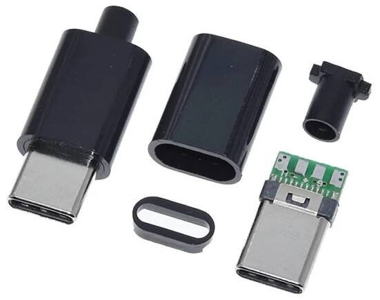 USB-C konektor na kabel | LaskaKit
