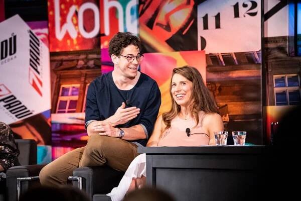 Marek a Eva Adamczykovi v talkshow 7 pádů Honzy Dědka