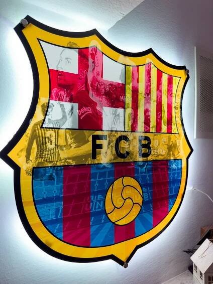 Svítící obraz FC Barcelona :: T-tatra.com