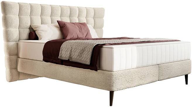 Esposa POSTEL BOXSPRING, 180/200 cm, krémová