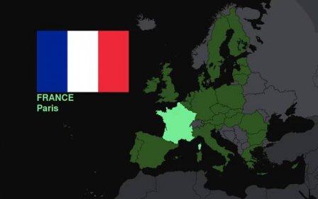 France Flag And Map Wallpaper