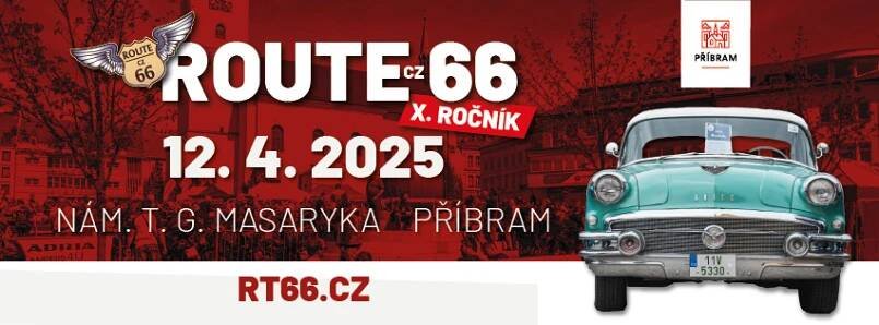 Česká Route 66 - Příbram 2025 - MOTO Centrum
