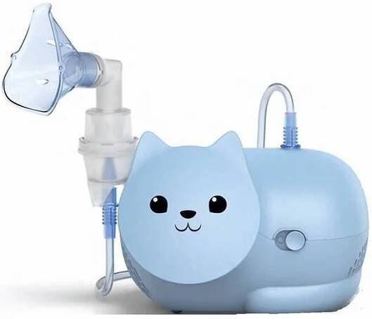 Inhalátor kompresorový OMRON Nami Cat (C303K-KDE) modrý | DATART