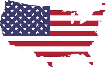 Práce v USA: mapa Spojených států