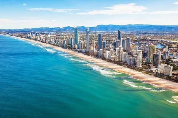 Surfers Paradise na Gold Coast — Stock obrázek