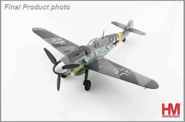 Hobby Master - Messerschmitt Bf 109G-6, ’1’ Mato Dukovac 15.(kroat.)/JG 52 (Jagdgeschwader 52) Luftwaffe / Croatian Air Force Legion, Crimea, April 1944