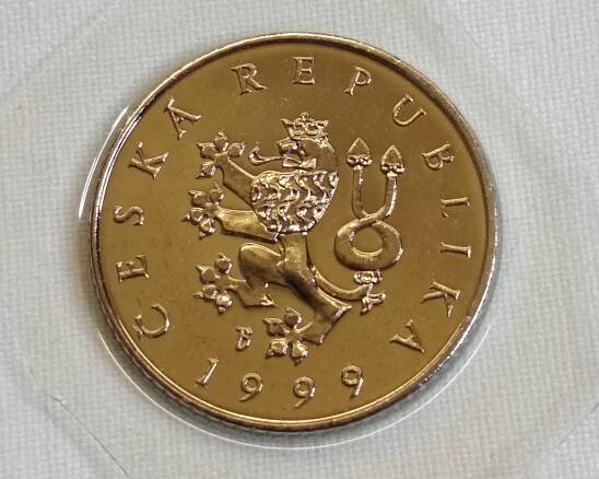1 Kč 1999 R -  - velmi vzácná a hledaná v TOP stavu !! - Numismatika