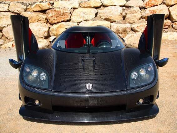 Koenigsegg CCXR made from carbon fiber