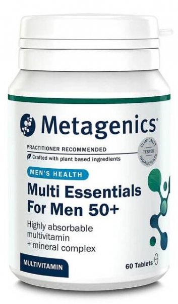 Multi Essentials For Men 50+ - 60 Tablets | Metagenics
