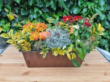 Vyrobte si podzimní dekoraci do truhlíku. Zvládnete to snadno a rychle!