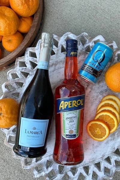 Aperol Spritz ingredients 