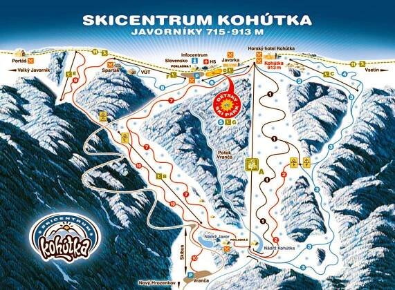 Ski areál Kohútka | Lyžování Nový Hrozenkov | NaVylet.cz