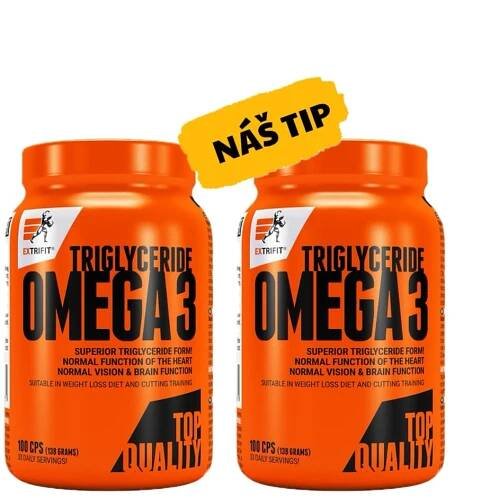 AKCE 1+1 Extrifit Omega 3 Triglyceride 100 cps