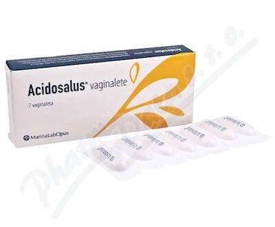 Acidosalus vaginální čípky 7 ks