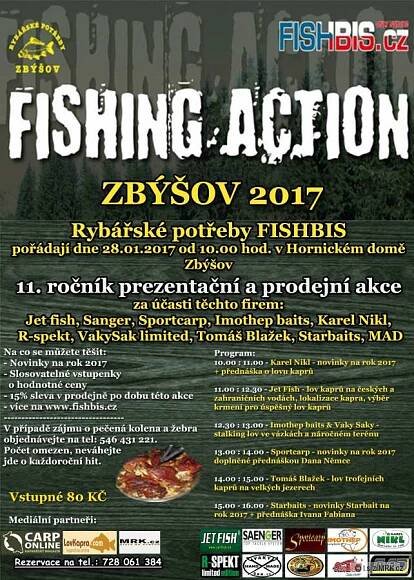 Kalendář akcí - 11. ročník fishing action zbýšov | MRK.cz