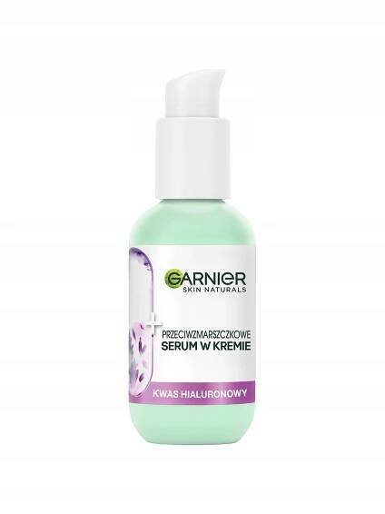Garnier Sérum proti vráskám v krému s kyselinou hyaluronovou 2v1 Stav balení originální