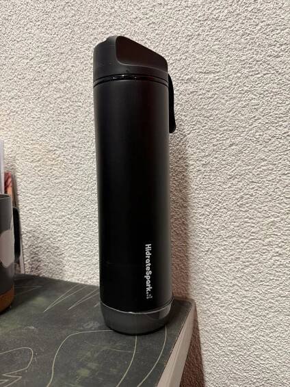 Recenze HidrateSpark Steel – chytrá lahev s brčkem, 620 ml, černá | Alza.cz 