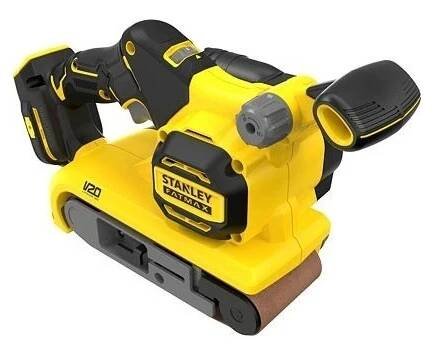 STANLEY SFMCW223B aku pásová bruska 18V, 75*457mm, 122-290 m/min., bez bate