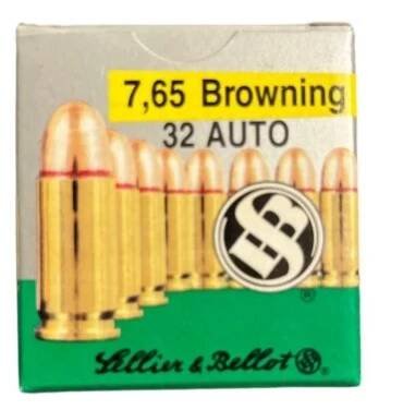 Náboj SB 7,65mm Browning FMJ 73grs 4,75g (25ks)