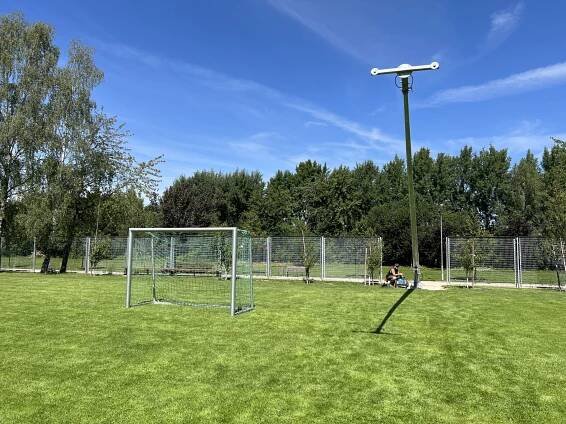 LED osvětlení hřišť v Dolních Jirčanech - Abatec
