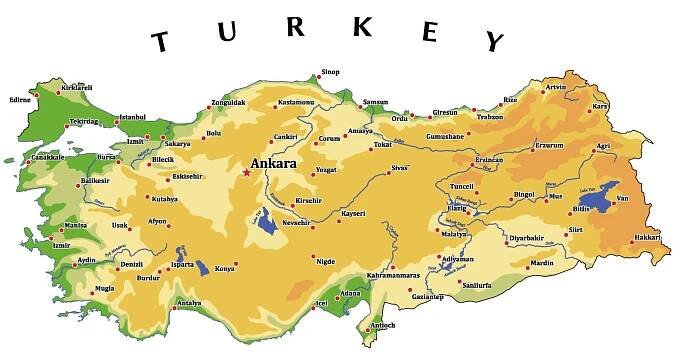 Turecko - levná dovolená, počasí, mapa - Vcestovani.cz