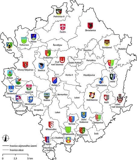 Digitální atlas zaniklých krajin - Symbolika regionů, míst a obcí