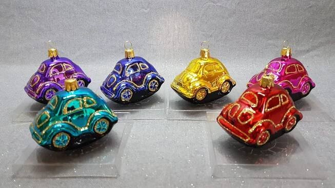 Autíčko VW Brouk - záponka - Vánoční ozdoby