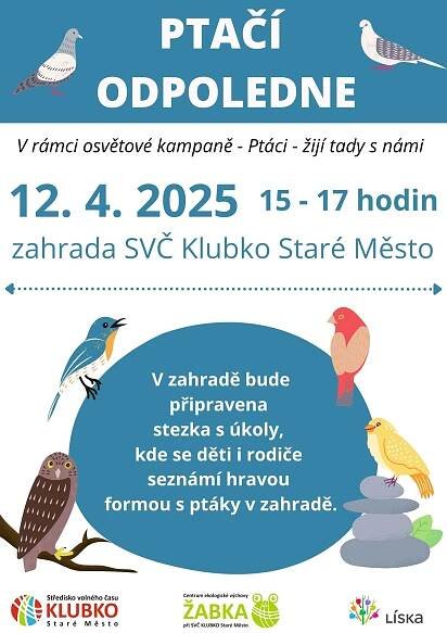 Líska - Ptáci - žijí tady s námi: 16. ročník osvětové kampaně upozorňuje na ochranu ptactva ve městech i na venkově