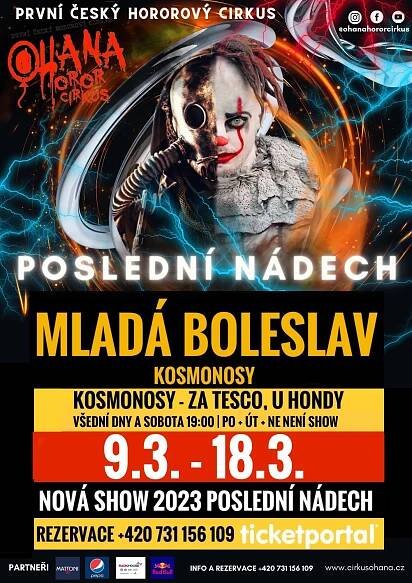 Máme pro vás lupeny do Ohana Horor Cirkusu na show Poslední Nádech! S kým zažijete chvíle hrůzy? - RÁDIO MB