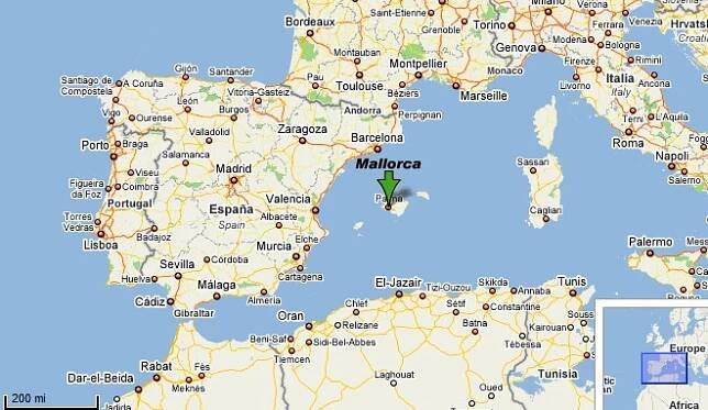 Mallorca Mapa🗺️ Turistické mapy ke stažení Kde leží
