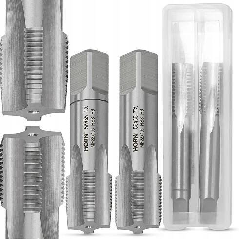 RUČNÍ ZÁVITNÍK M22x1.5mm 2 ks DIN-2181/2P