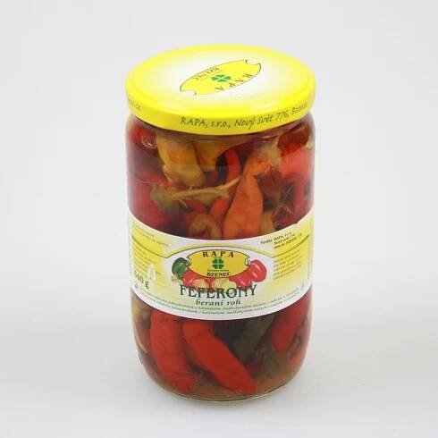 Feferony Beraní Rohy 720ml - Zelenina sterilovaná | Maneo s.r.o.