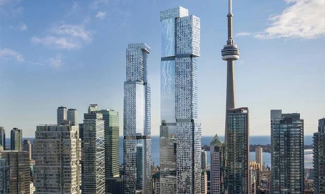Frank Gehry postaví v Torontu dvě velké pomačkané obytné věže Forma – DesignMag.cz