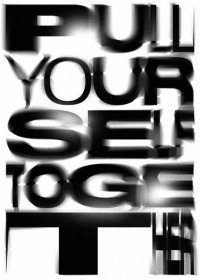 black-and-white depict the object to its essence, bring neutrality to the physical aspect and enhances the symbology in between. Graphic Design Posters, Typography Design, Typography Poster Quotes, Typo Poster, Typographic Poster, Quote Posters, Posters Conception Graphique, Poster Wall, Poster Prints