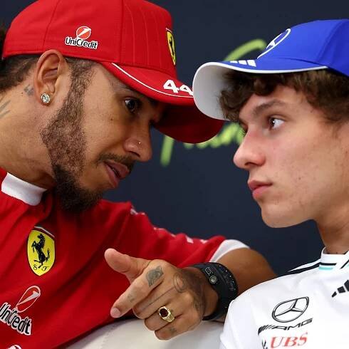 Kimi Antonelli reveals ‘really nice’ words of wisdom from Lewis Hamilton