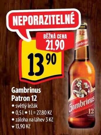   Gambrinus Patron 12 0,5 l