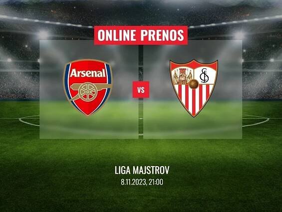 Arsenal FC - Sevilla FC: Online prenos zo zápasu Ligy majstrov