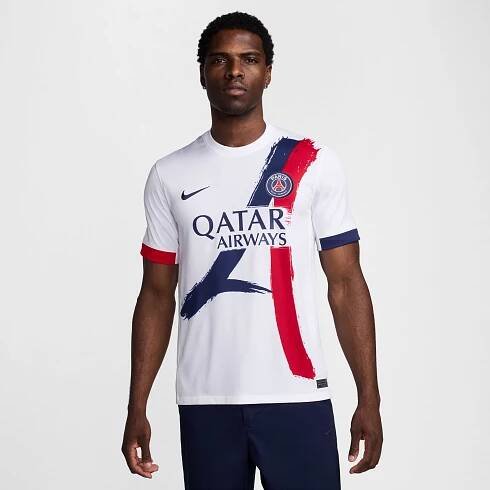 Replika pánského venkovního fotbalového dresu Nike Dri-FIT Paris Saint-Germain 2025/26 Stadium