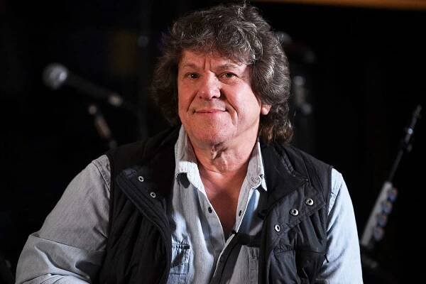 Woodstock co-producer and co-founder, Michael Lang, participates in the Woodstock 50 lineup announcement at Electric Lady Studios, March 19, 2019, in New York.