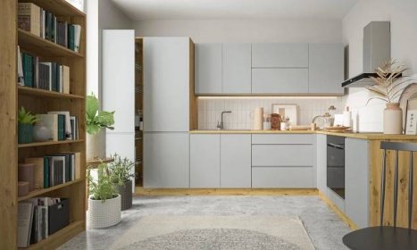 Kuchyně ve tvaru U Silver | Nábytek Sprint